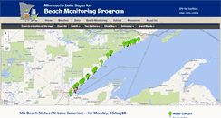Desktop Screenshot of mnbeaches.org