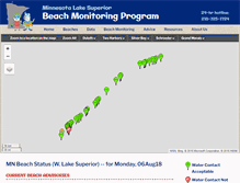 Tablet Screenshot of mnbeaches.org